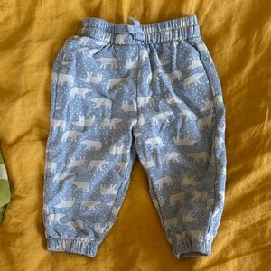 Hanna Andersson Polar Bear Print Kids Pants